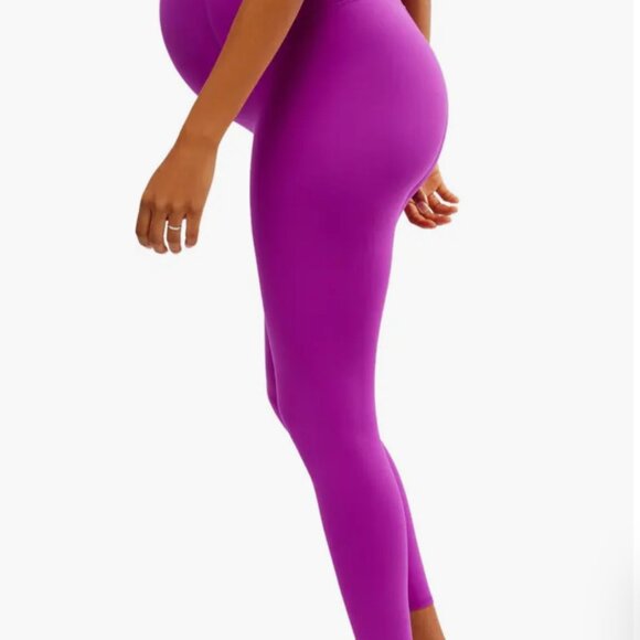 Free People Movement x Hatch Never Better Leggings Purple NWT Size Large $108 - Picture 2 of 12